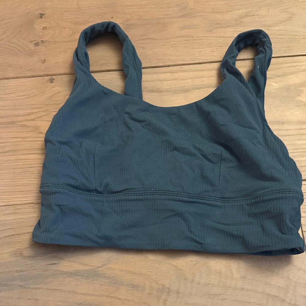 LULULEMON Align Ribbed Blue Sports Bra